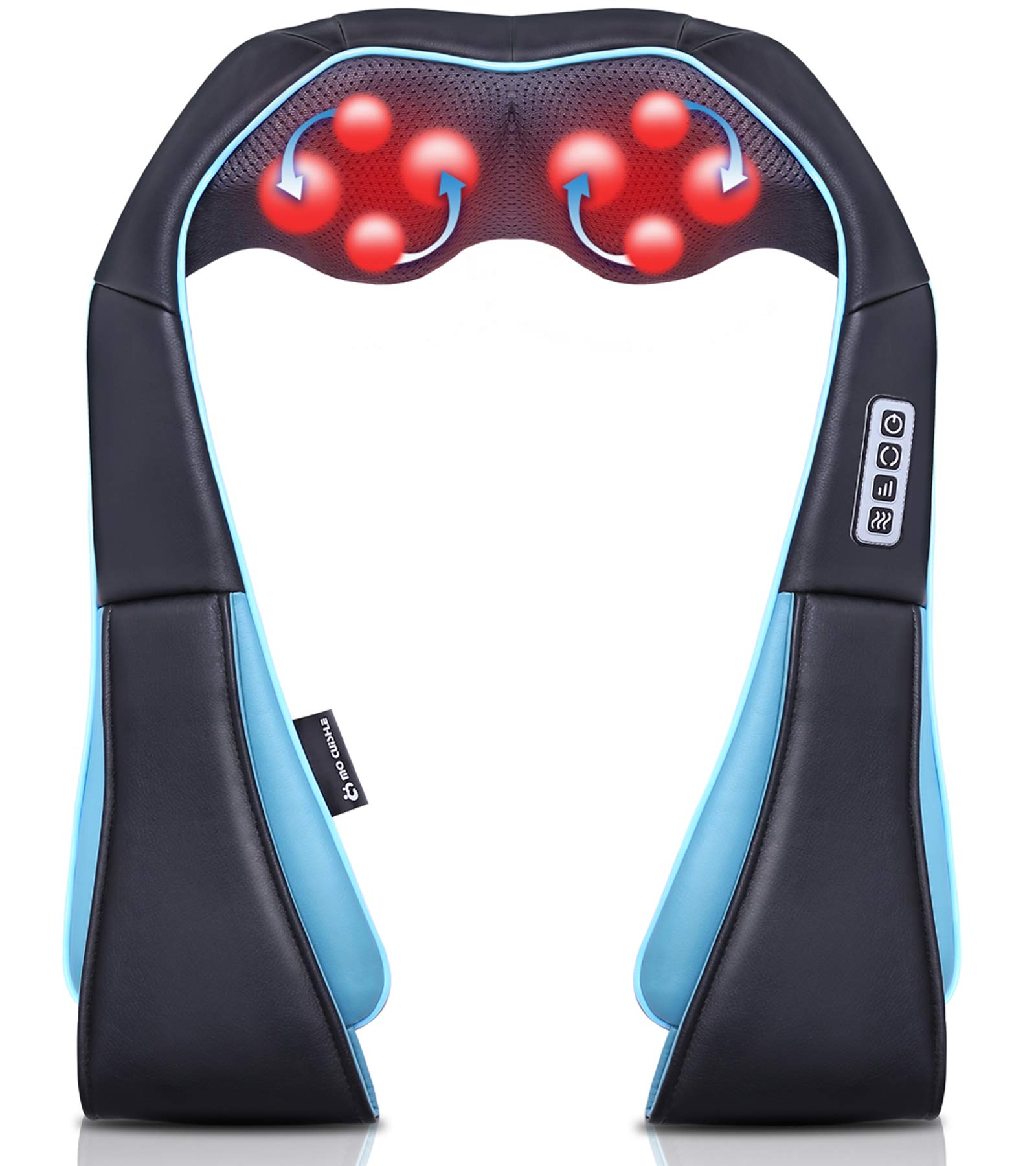 Mo Cuishle neck massager with deep kneading nodes for targeted relief after workouts.