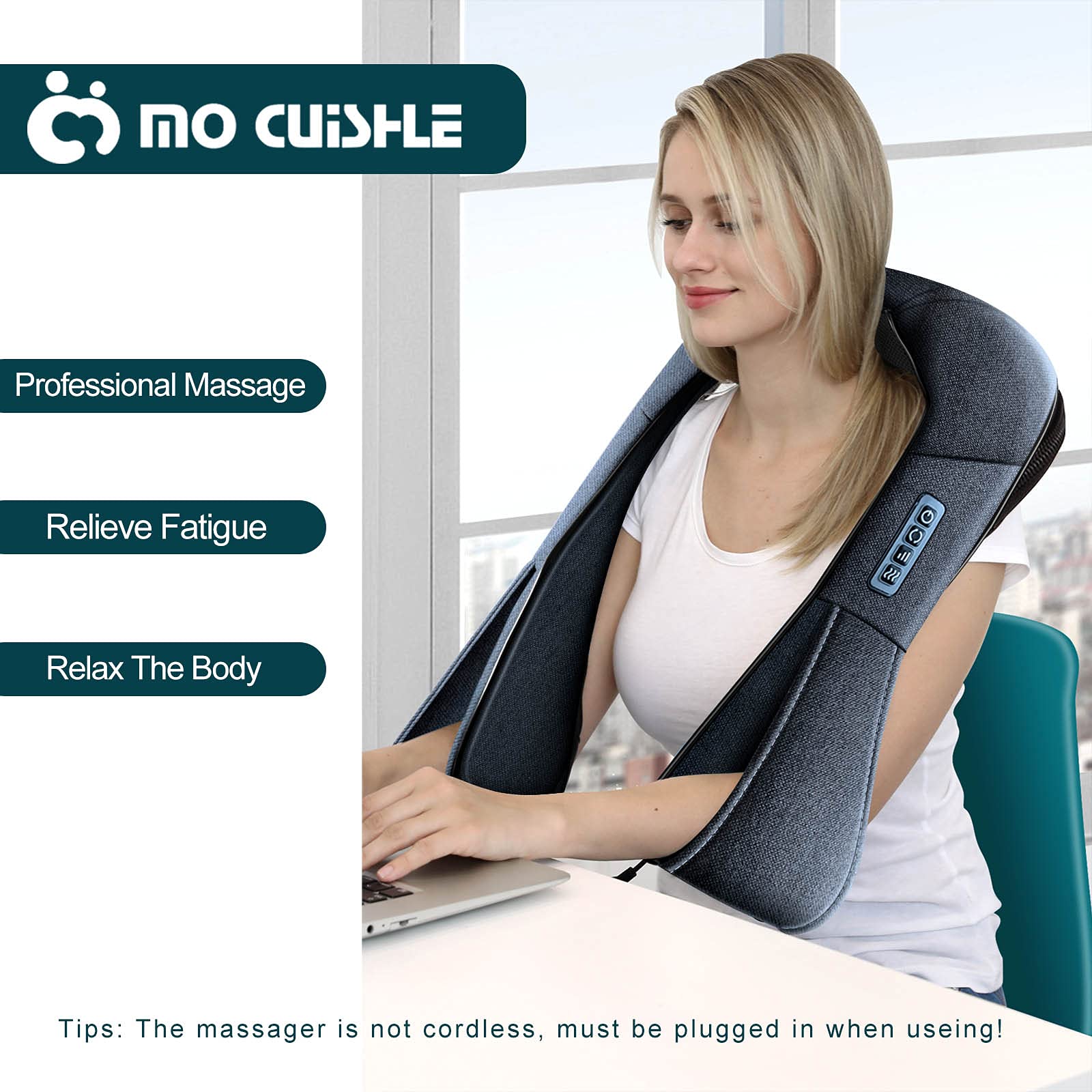 Mo Cuishle easy-use massager with intuitive controls.