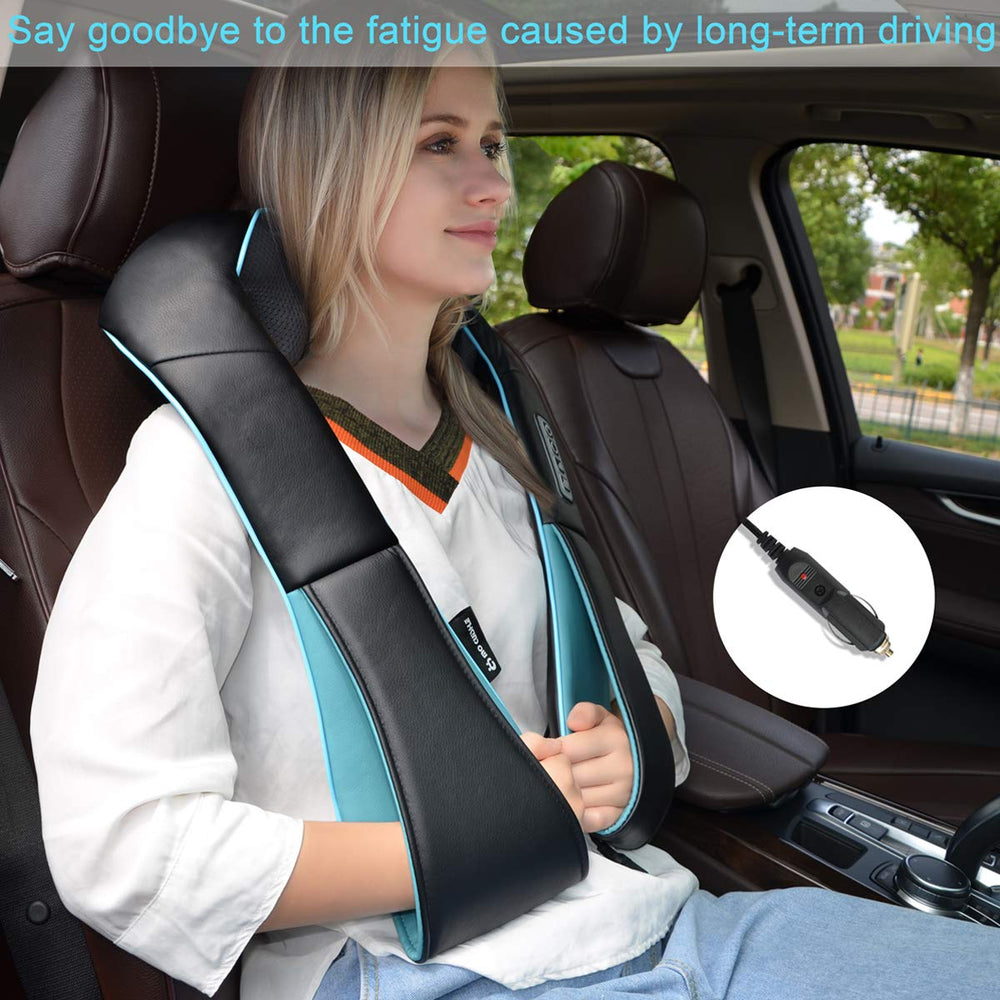 Mo Cuishle massager includes home adapter and car charger for versatility.