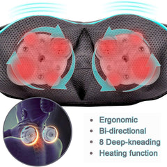 Mo Cuishle infrared heat massage offering gentle warmth for neck and shoulders.