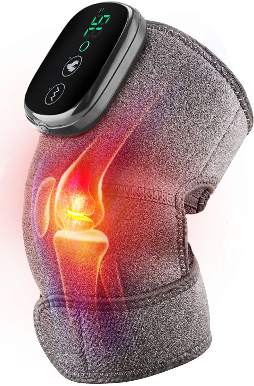 MOAJAZA 3-in-1 heated pad with vibration delivers portable, targeted relief.