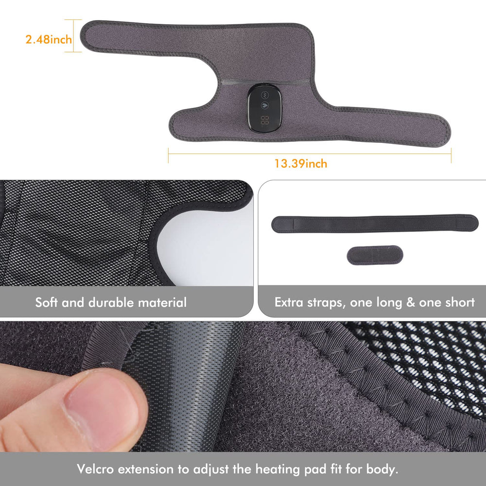 MOAJAZA massager with three vibration modes for targeted muscle relaxation.