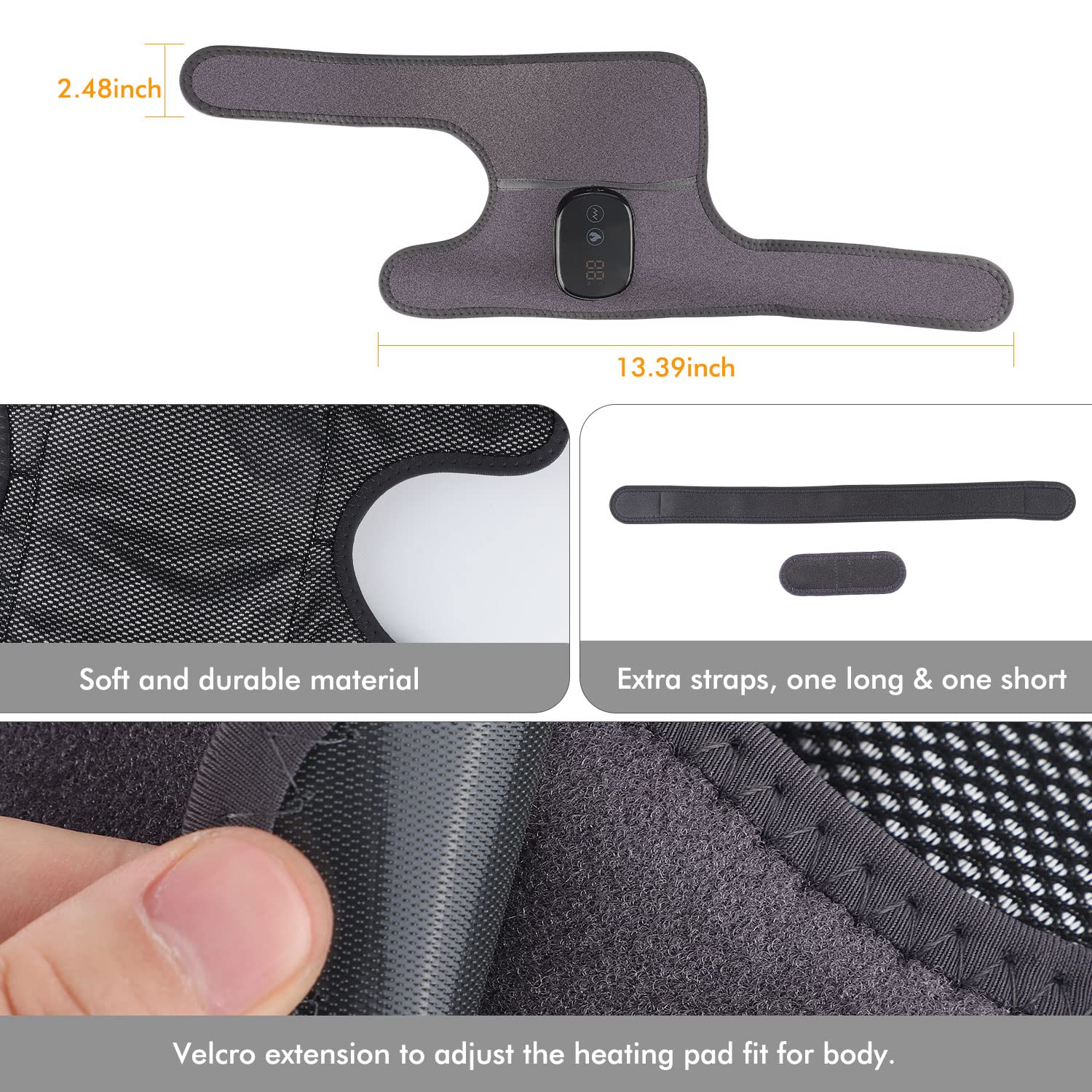 MOAJAZA Type-C charging keeps the device ready.