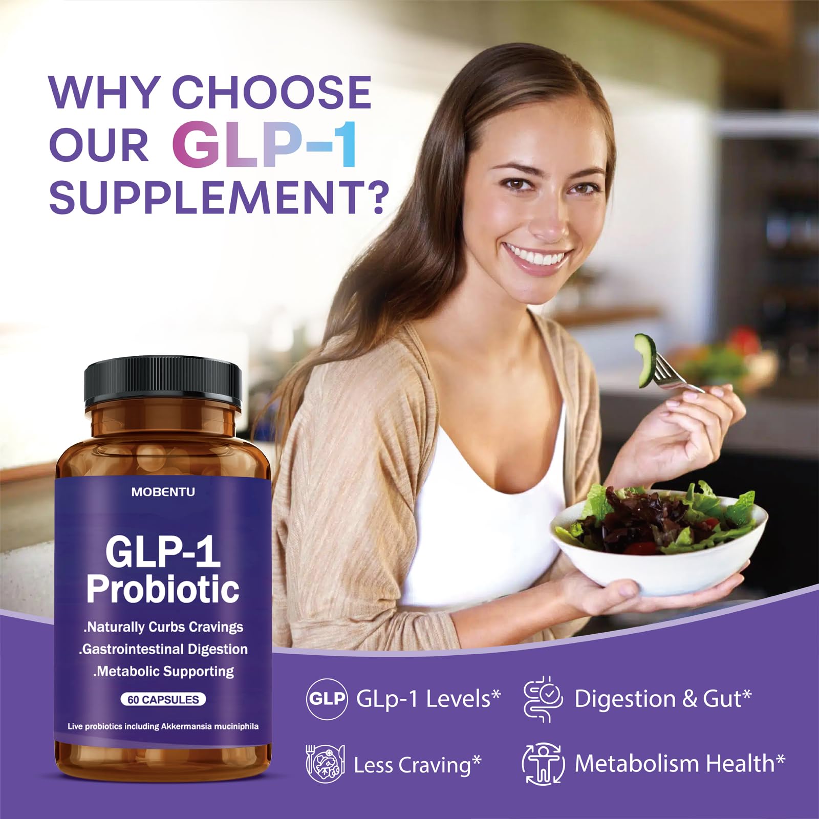 MOBENTU Akkermansia muciniphila bottle emphasizes gut-supporting strain