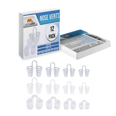 Mobi Lock Nose Vents pack with 12 vents and a case for organized travel use