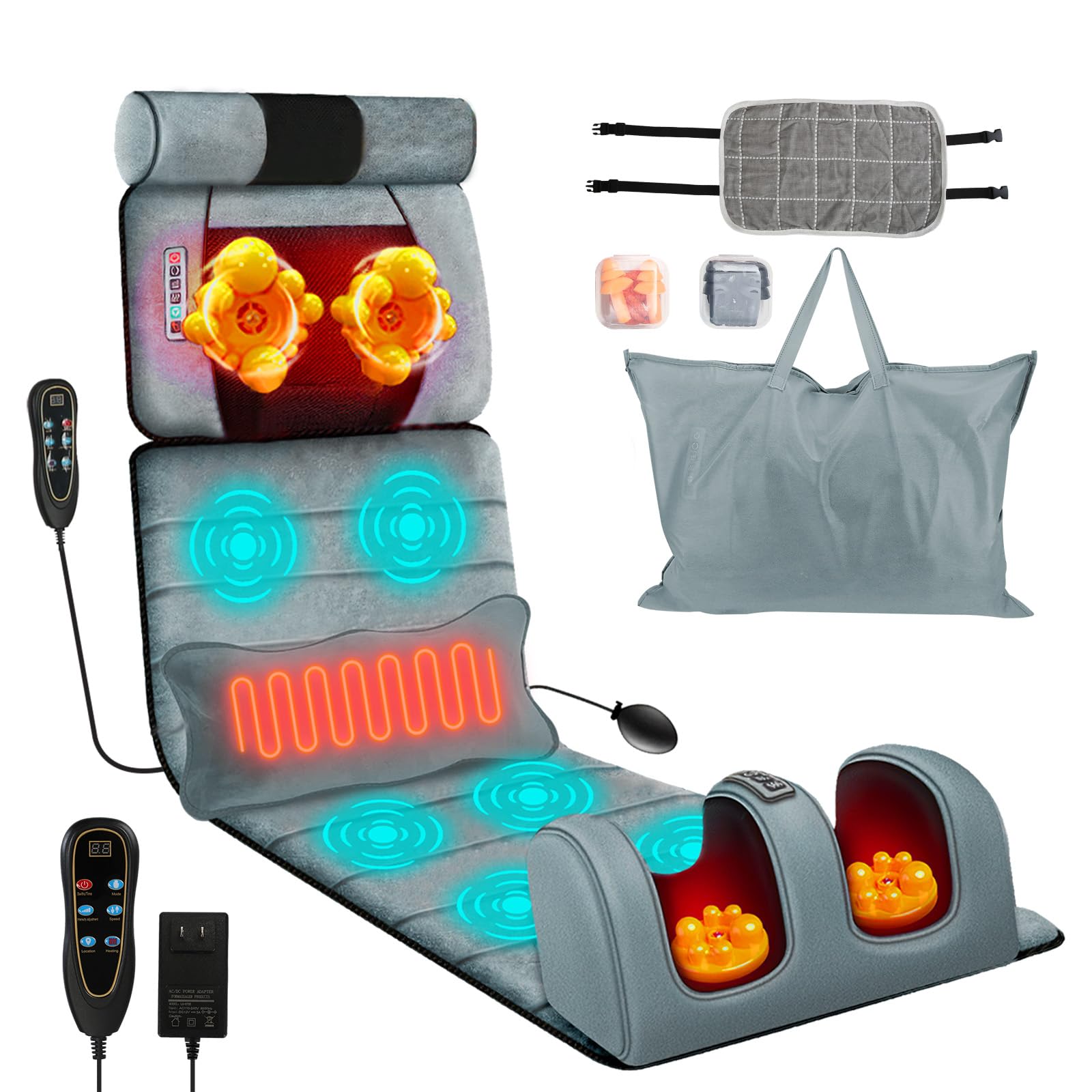 Moclever full body massage mat back focus for targeted tense-back relief