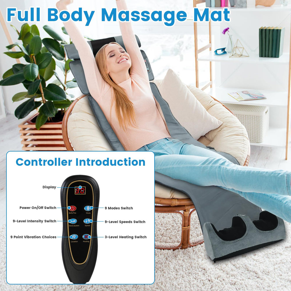 Moclever neck massager attachment relieves neck tension with kneading heads
