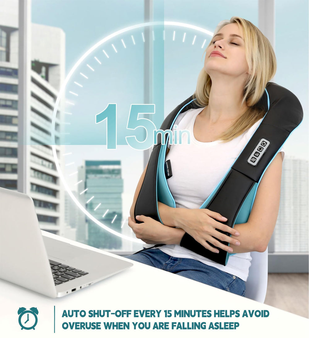Mo Cuishle ergonomic U-shape design supports comfortable self-massage.