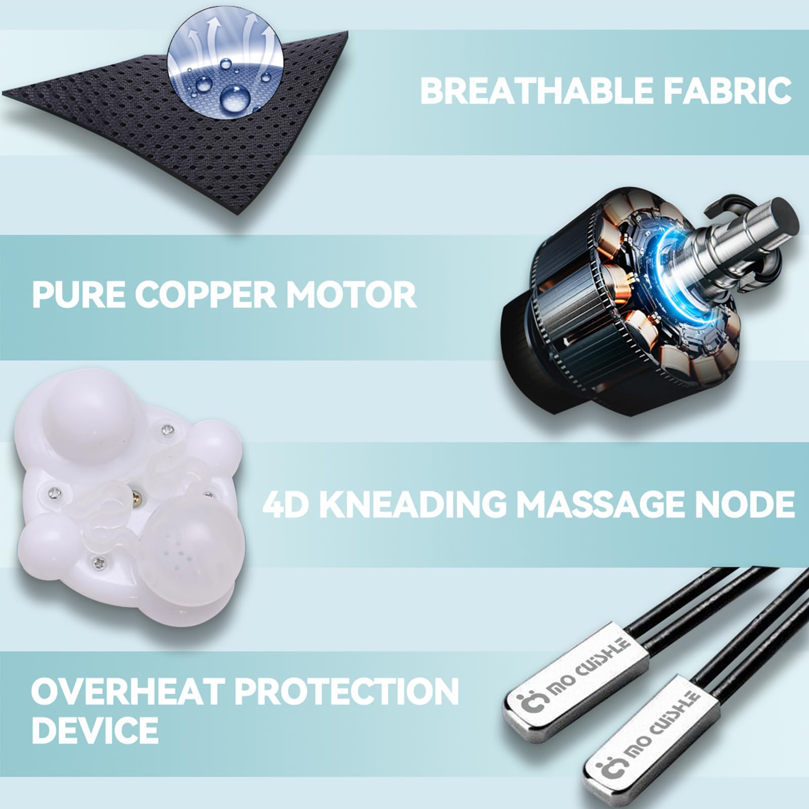 Mo Cuishle included accessories keep you ready to relax.