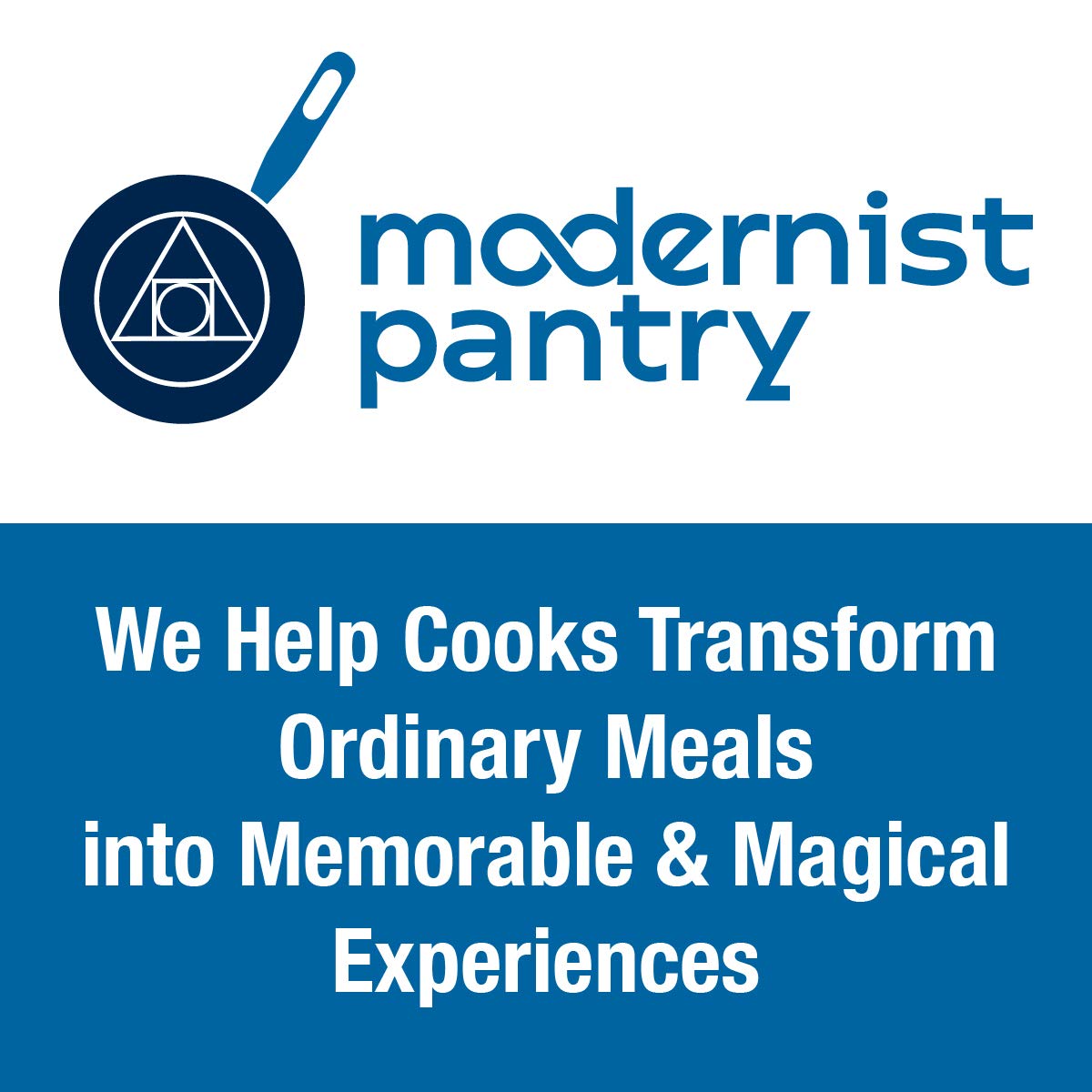 Home chef-friendly, compact packaging from Modernist Pantry.