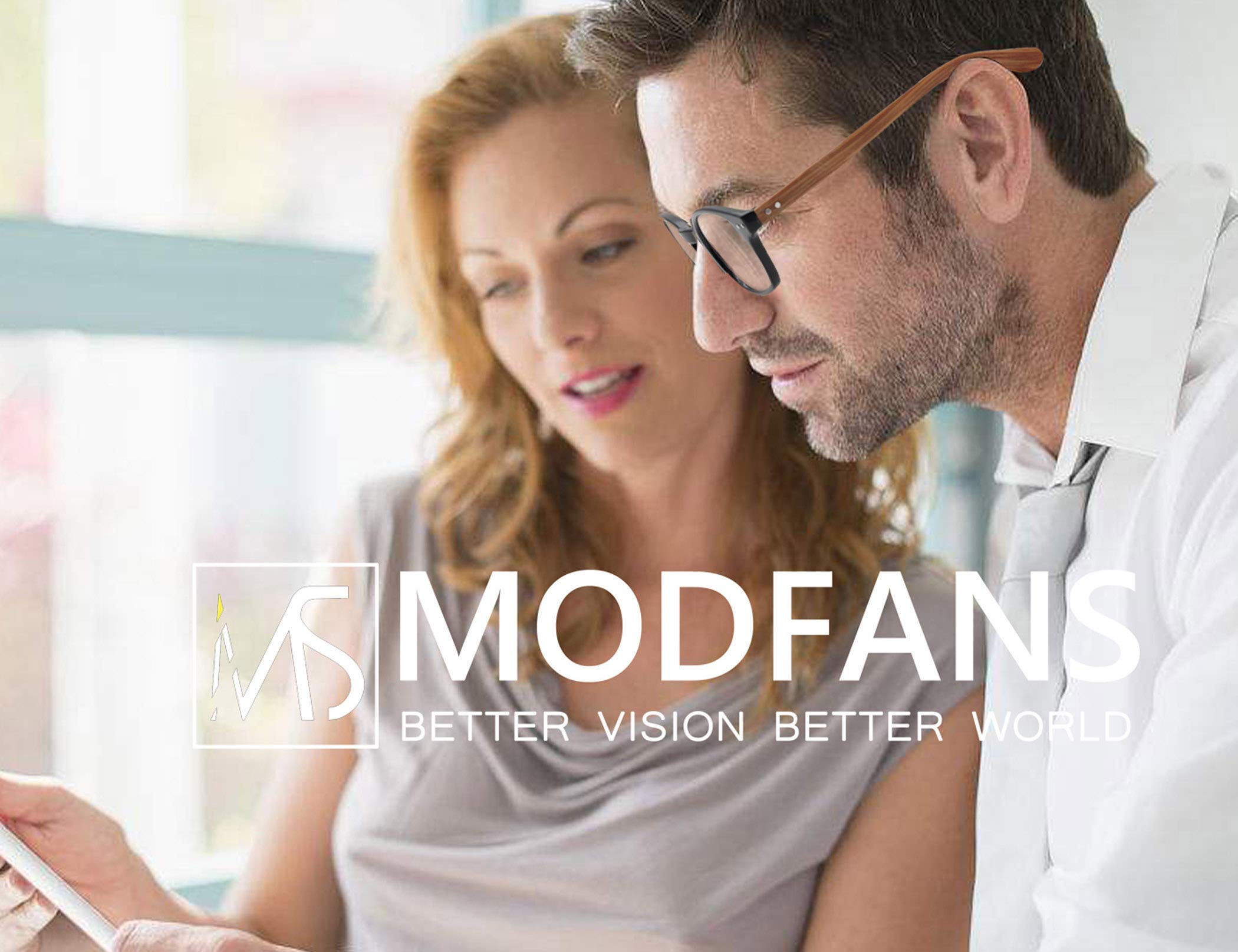 MODFANS cleaning cloth included keeps lenses clean and clear