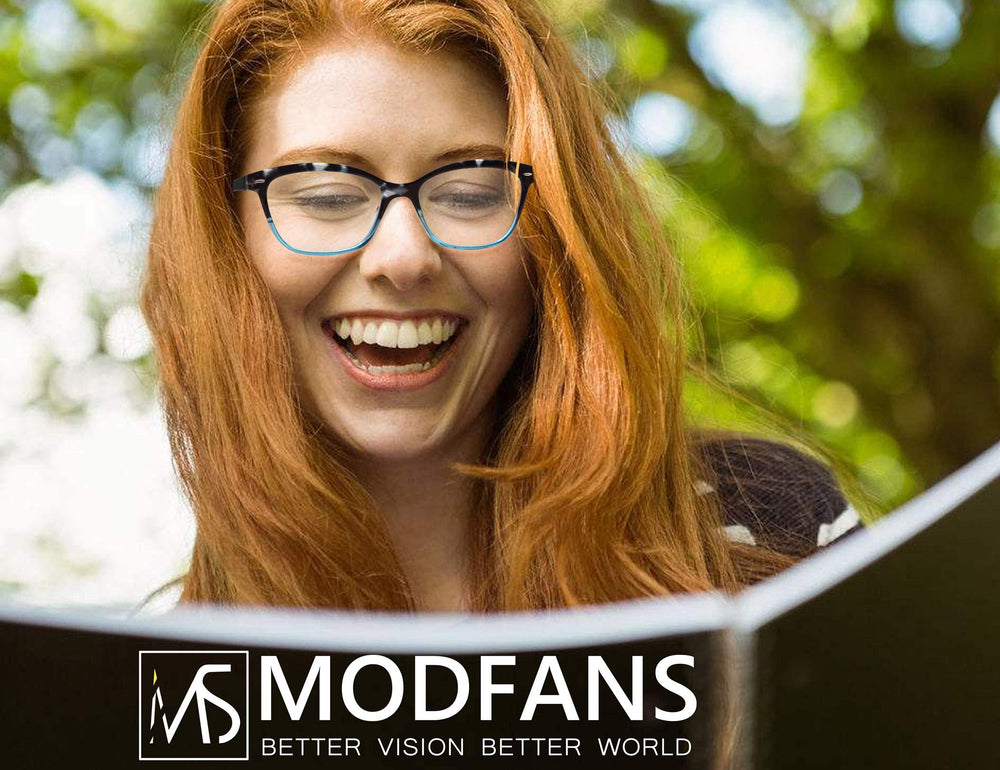 MODFANS lightweight frame reading glasses designed for all-day wear