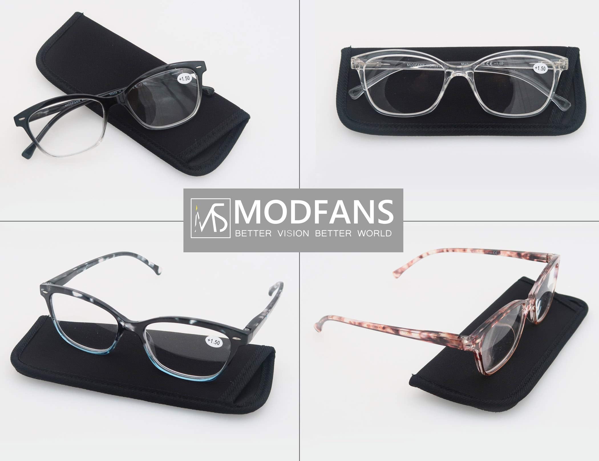 MODFANS soft nose pads offer comfortable wear during long reading sessions