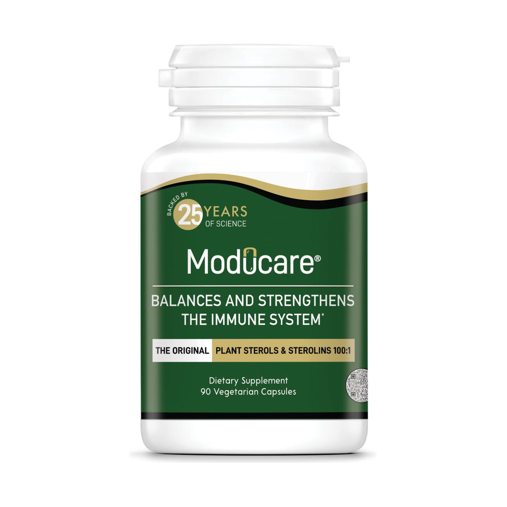 Moducare Daily Immune Support bottle with plant sterols for balanced immune response.