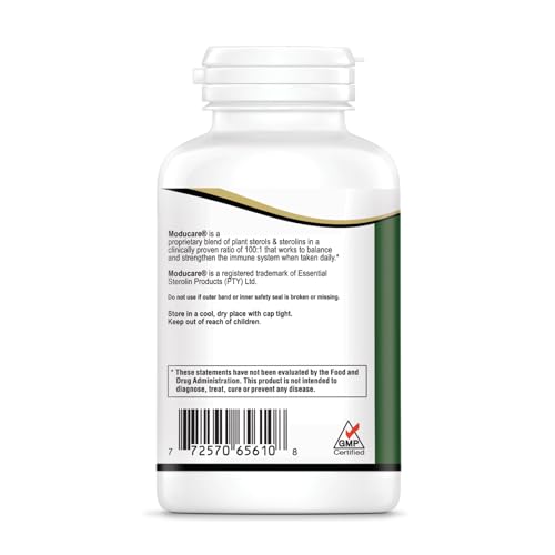 Moducare Plant Sterols Capsules on label may support immune balance