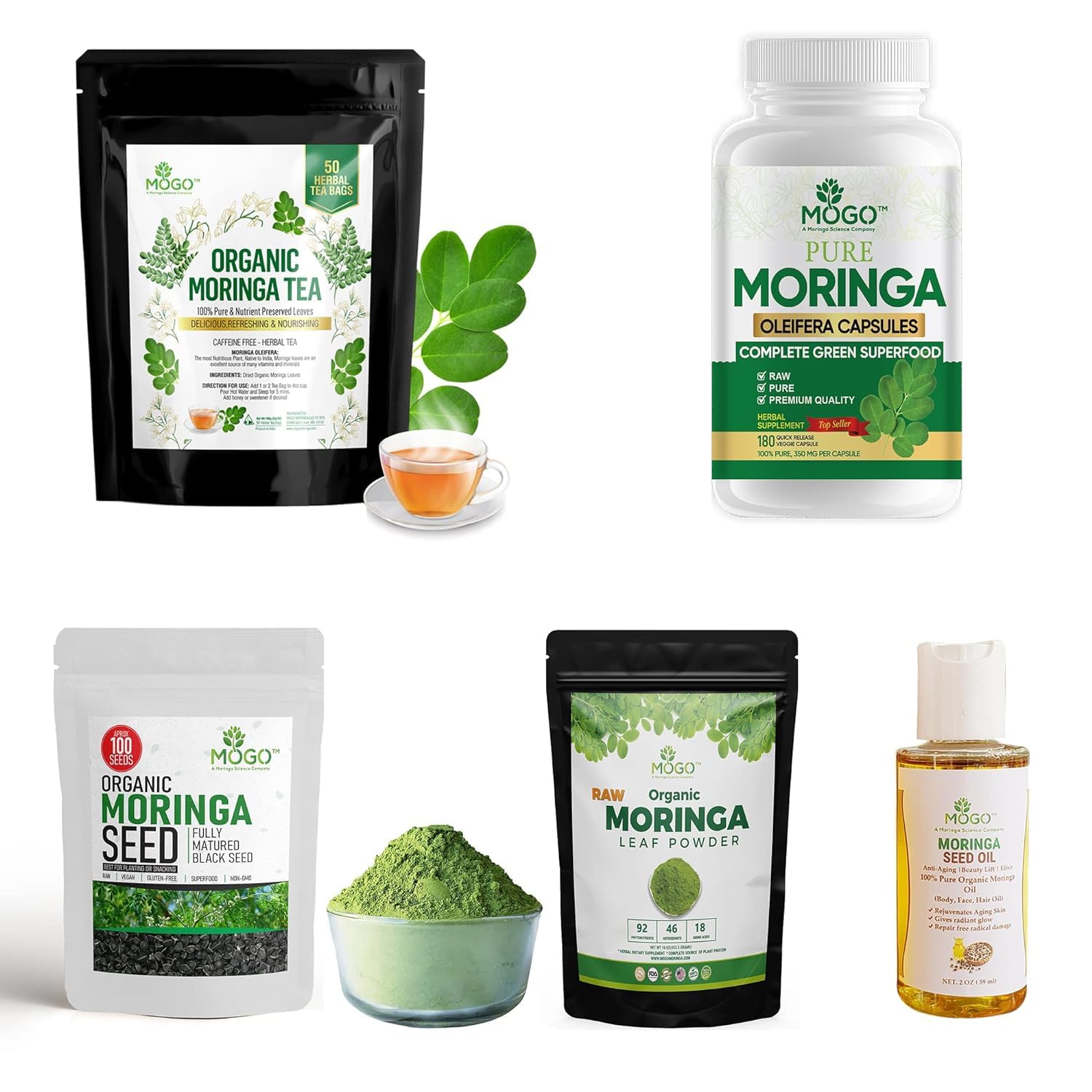 MOGO Moringa kitchen-use setting showing simple daily routine