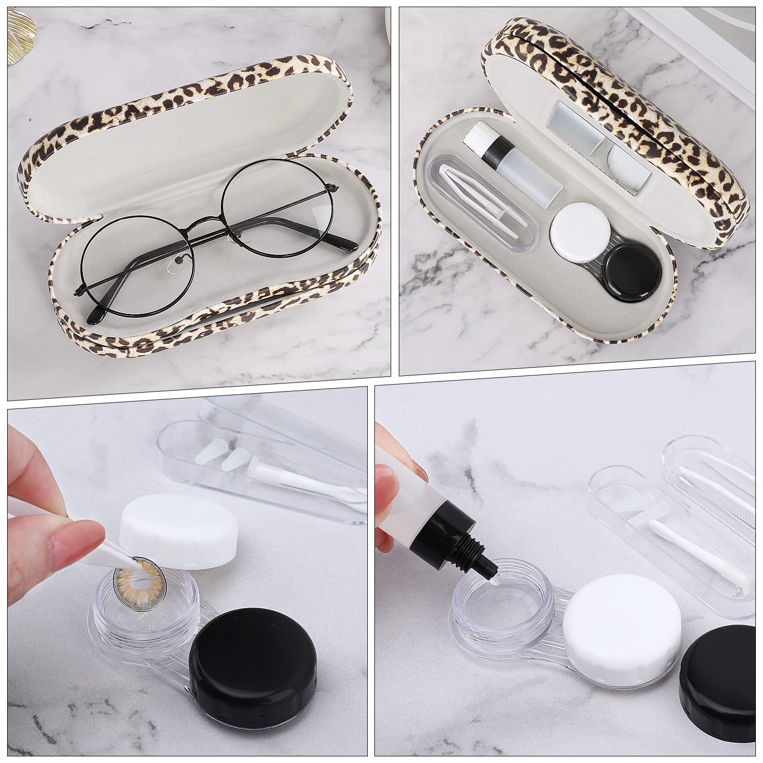 MoKo 2-in-1 design keeps glasses and lenses in one place