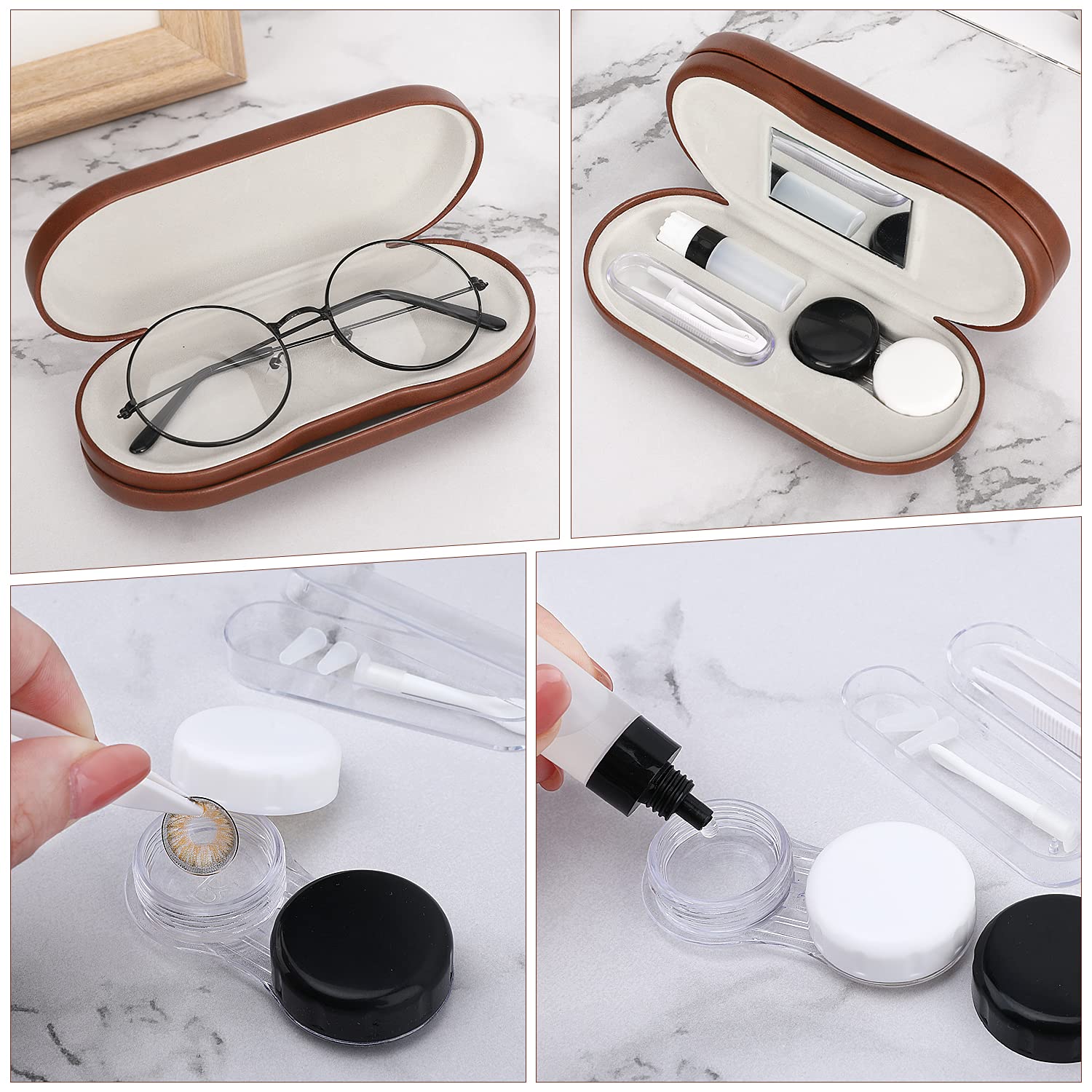 MoKo compact travel case fits in a bag for everyday use.