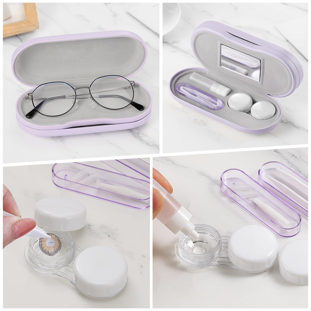 MoKo sunglasses pouch neatly pairs with the lens case for a complete travel kit.