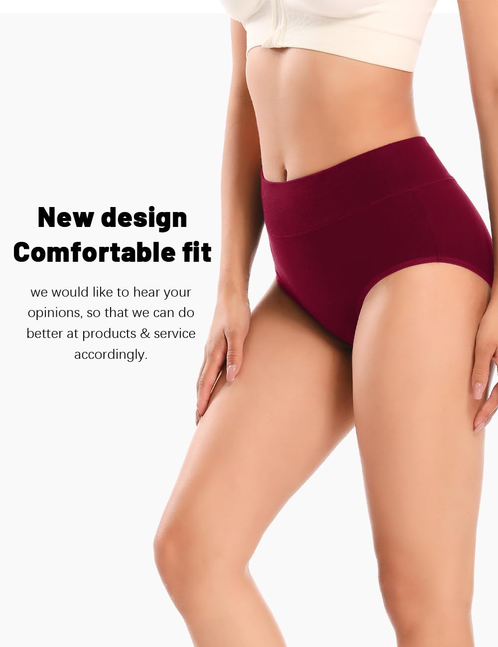 Molasus leakproof cotton underwear provides heavy flow protection with comfortable, regular-wear feel.
