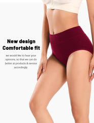 Molasus leakproof cotton underwear provides heavy flow protection with comfortable, regular-wear feel.