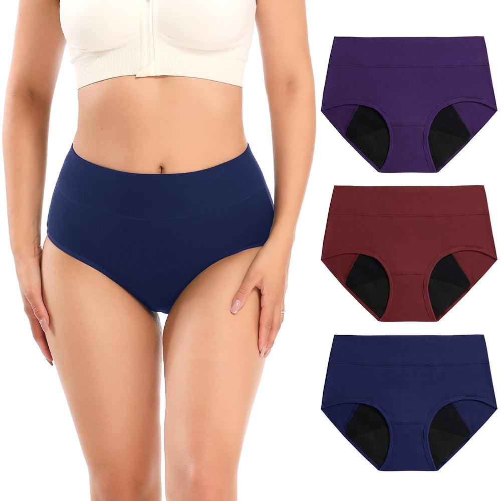 Molasus incontinence underwear for women, 3-pack, high absorbency for confident protection.