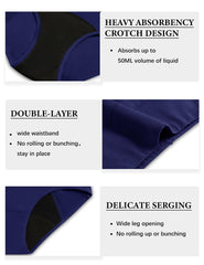 Molasus sleep-ready protection underwear suitable for resting through heavy flow nights.