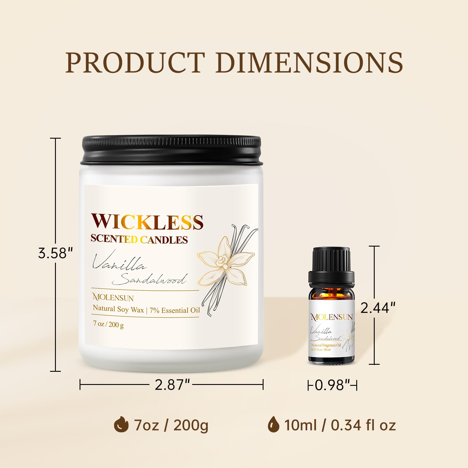 Molensun vanilla sandalwood fragrance enhances home comfort