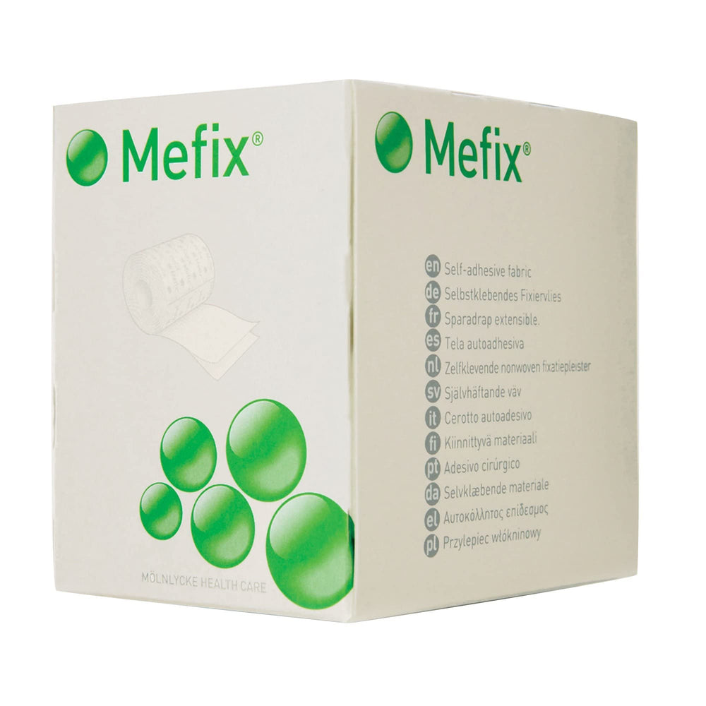 Mefix, cinta fijación-vendajes, ideal para fijar catéteres y cánulas con comodidad.