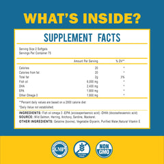 MOM NUTRIX Omega3 triglyceride form emphasizes absorption benefits for the body.