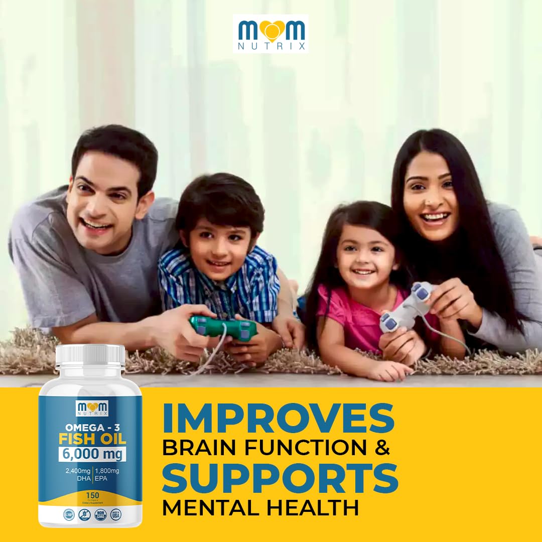 MOM NUTRIX third-party lab tested seal for potency and purity.