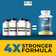 MOM NUTRIX wild-caught fish oil image conveying purity and source.