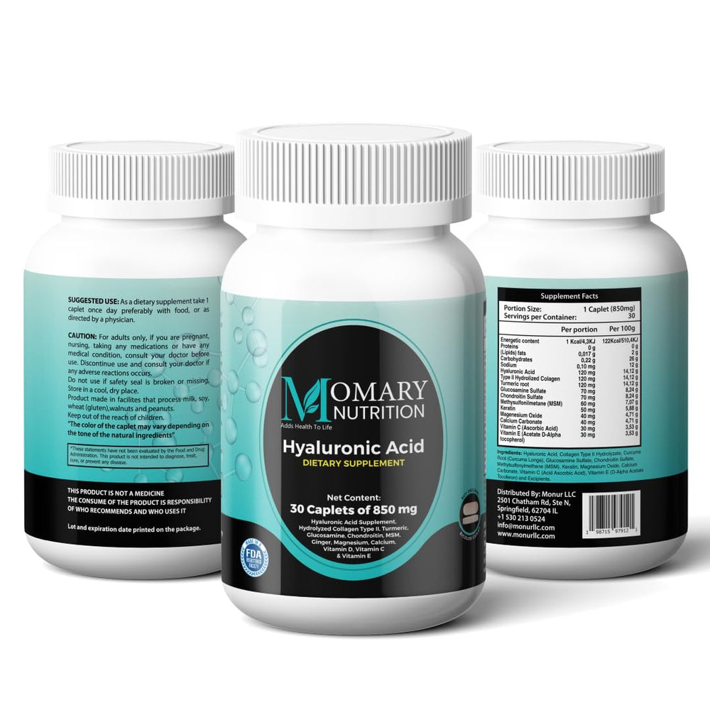 Capsules closeup of MOMARY NUTRITION supplement emphasizing easy absorption