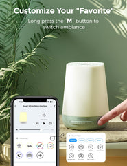 Momcozy 34 soothing sounds collection, versatile options for babies and adults