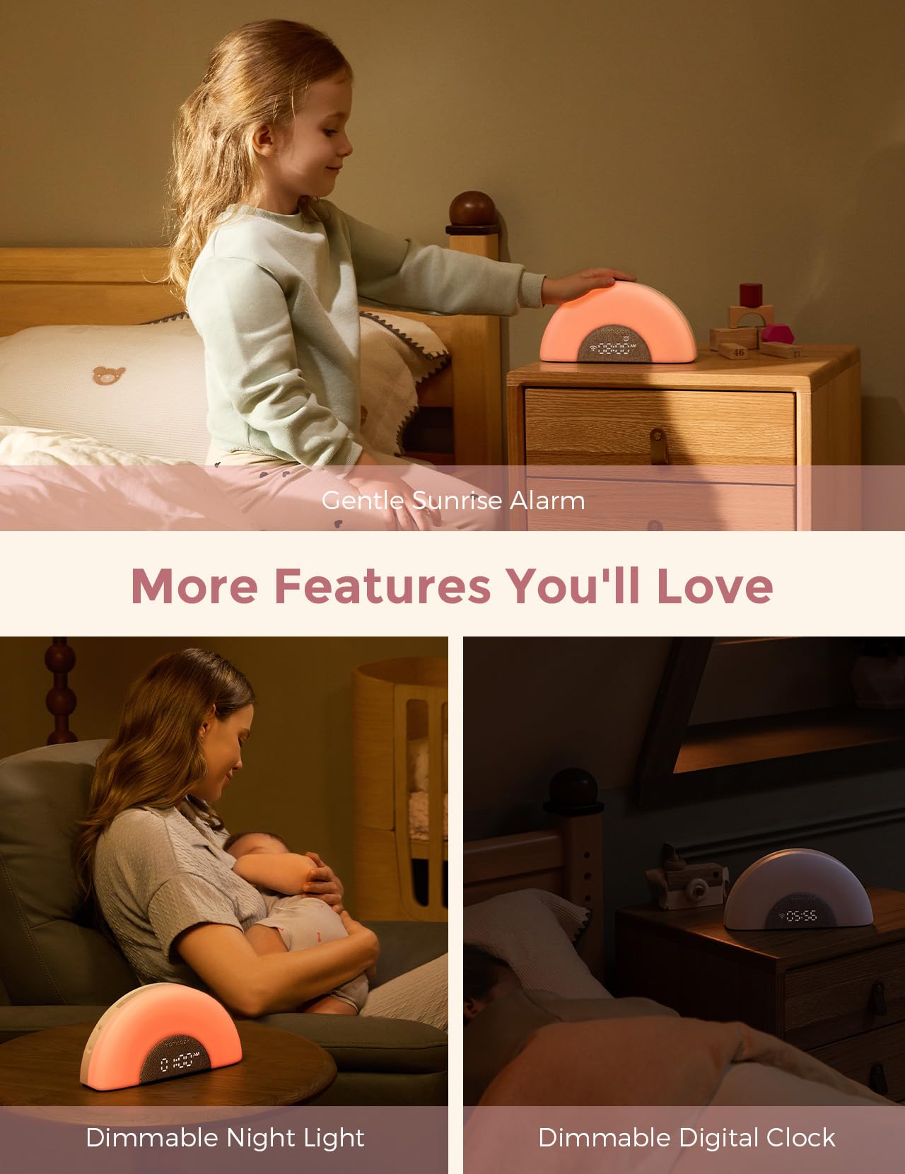 Momcozy compact design fits small nursery spaces for travel-ready sleep setup