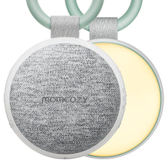 Momcozy portable sound machine with amber night light for calmer nights