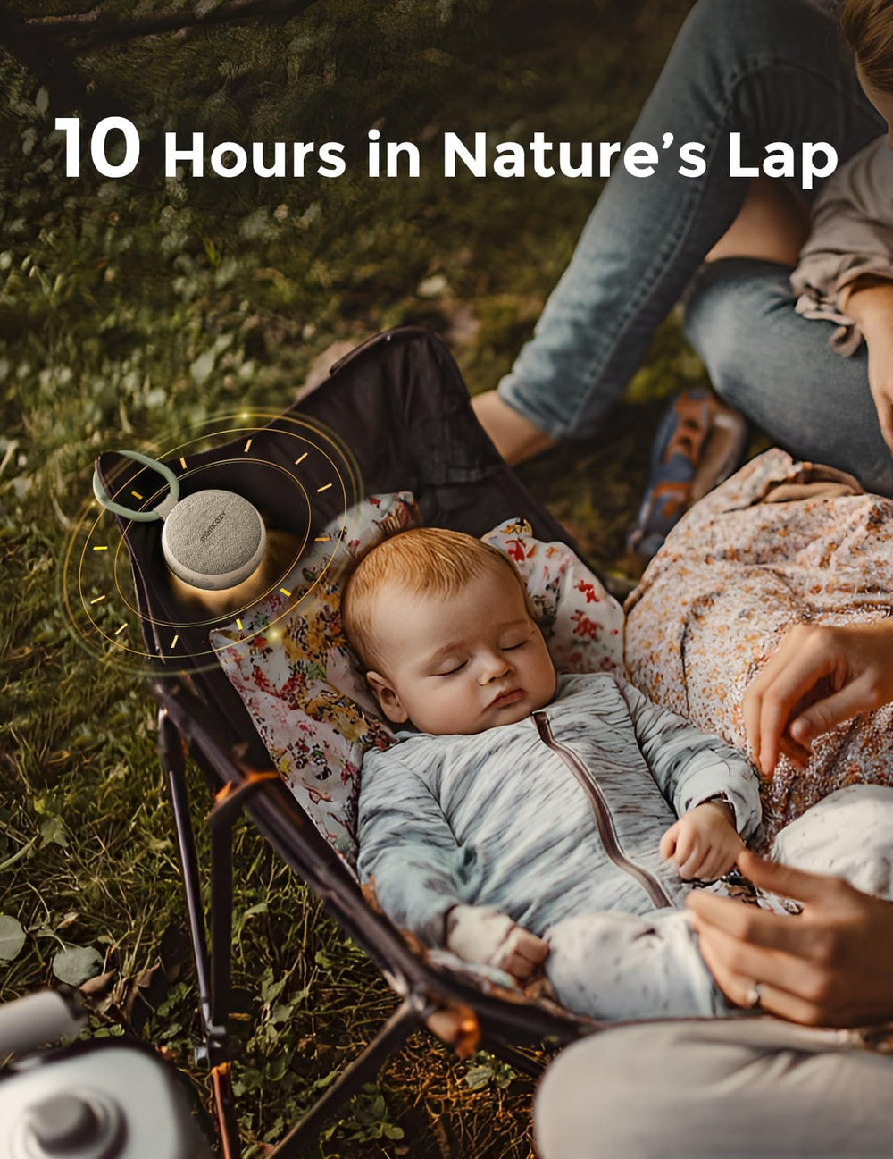 Momcozy USB-C rechargeable battery with long listening time