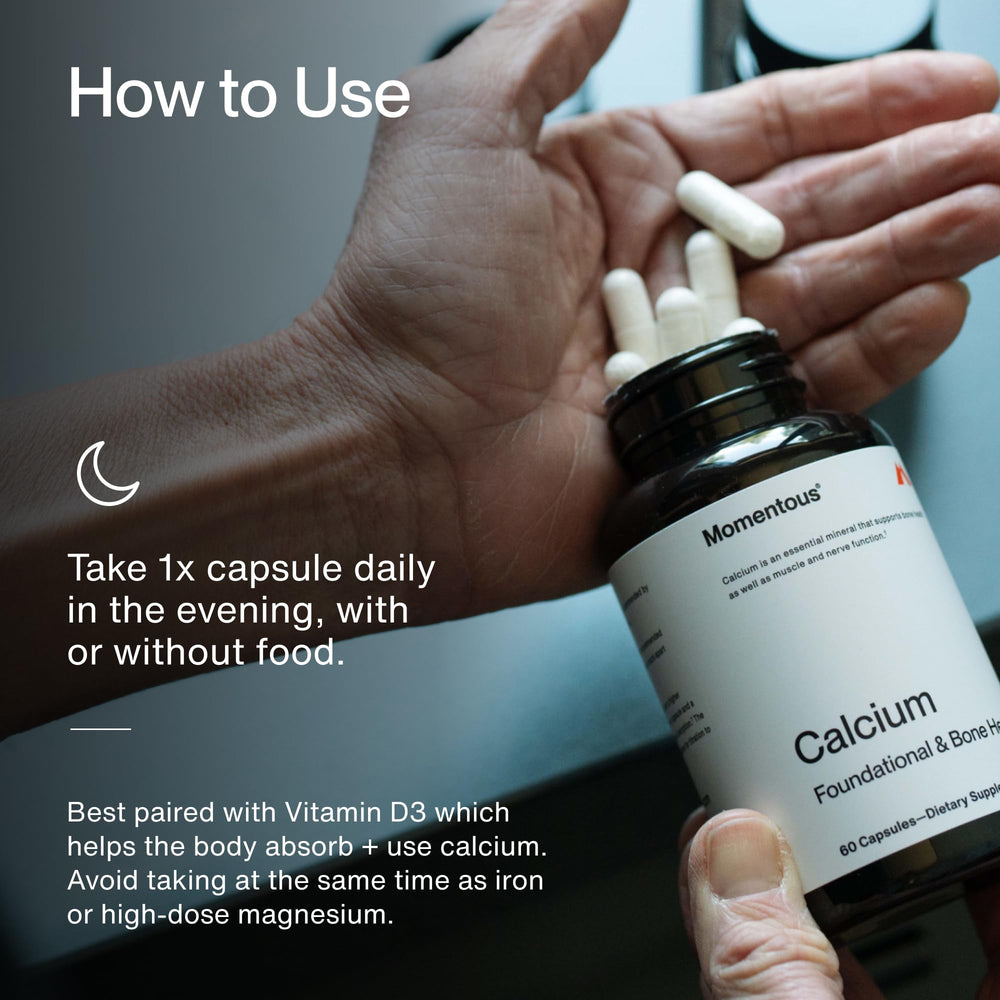 Momentous Calcium for muscle function during tough sessions