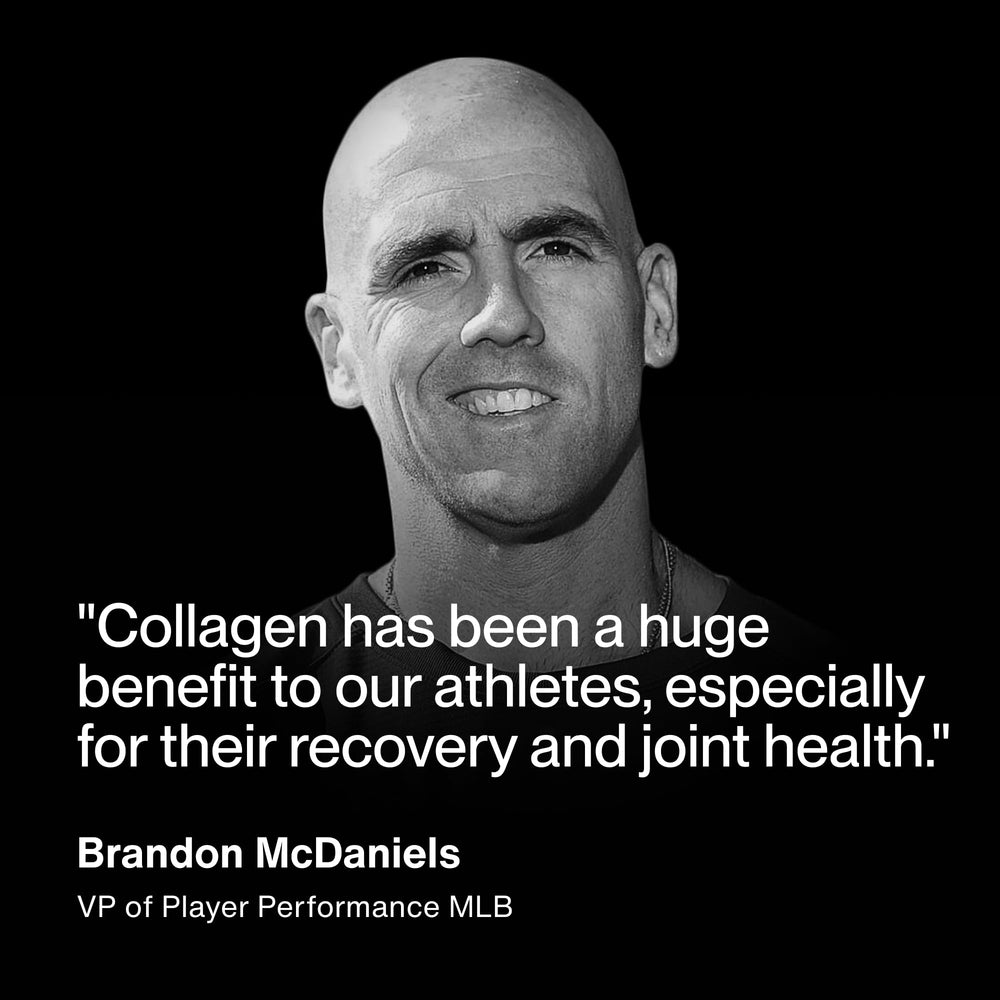 Momentous Collagen Shot athletic usage scene suggests performance context