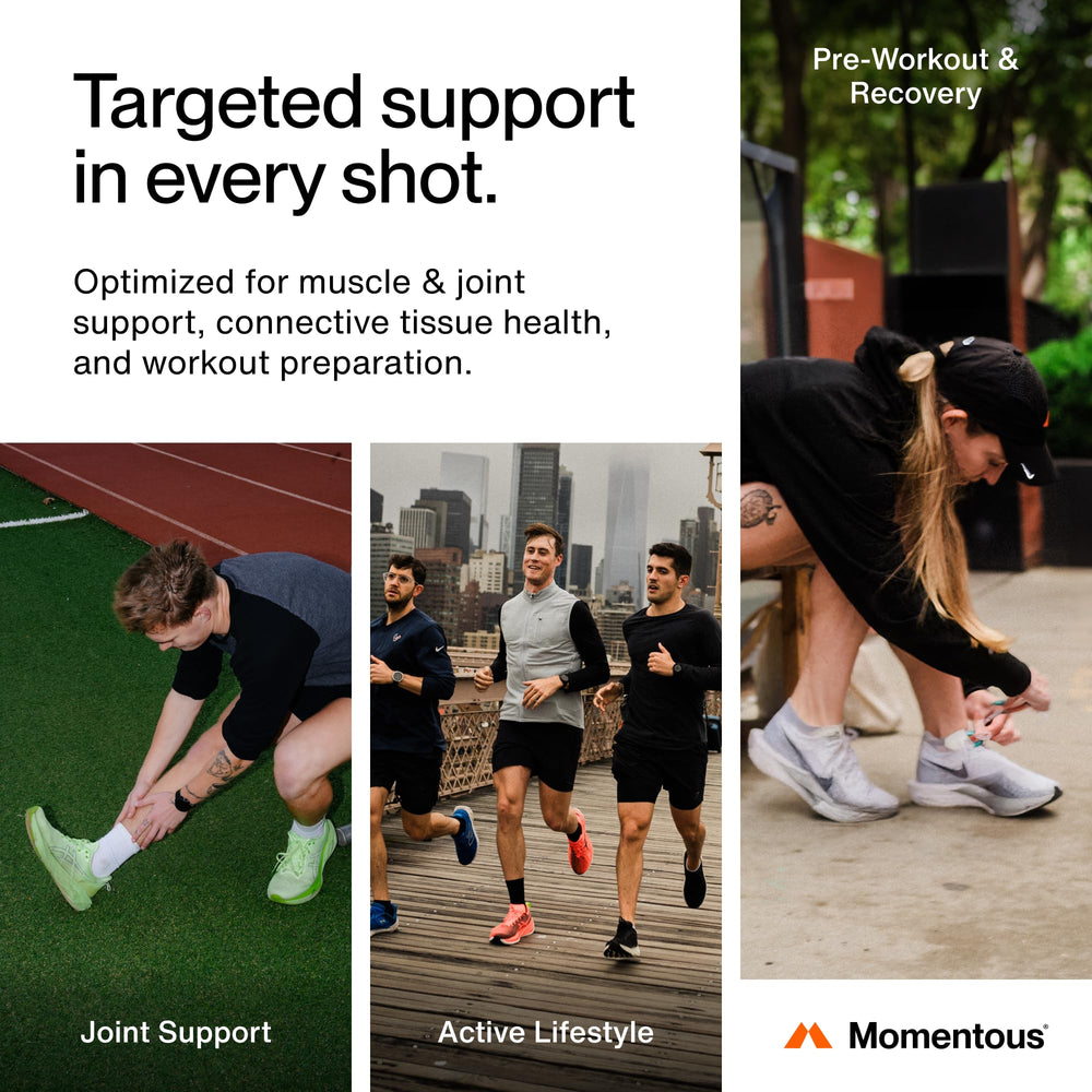Momentous Collagen Shot NSF Certified for Sport badge
