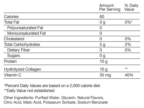 Momentous Collagen Shot orange mango serving scoop shows daily portion