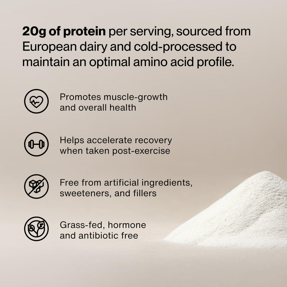 Momentous Essential grass-fed whey label shows NSF Certified for Sport badge