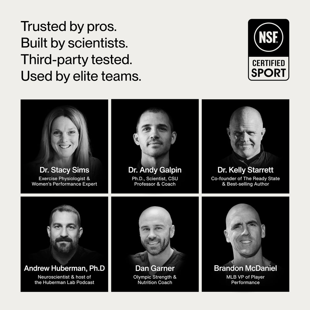 Momentous Essential post-workout shake at the gym setting.