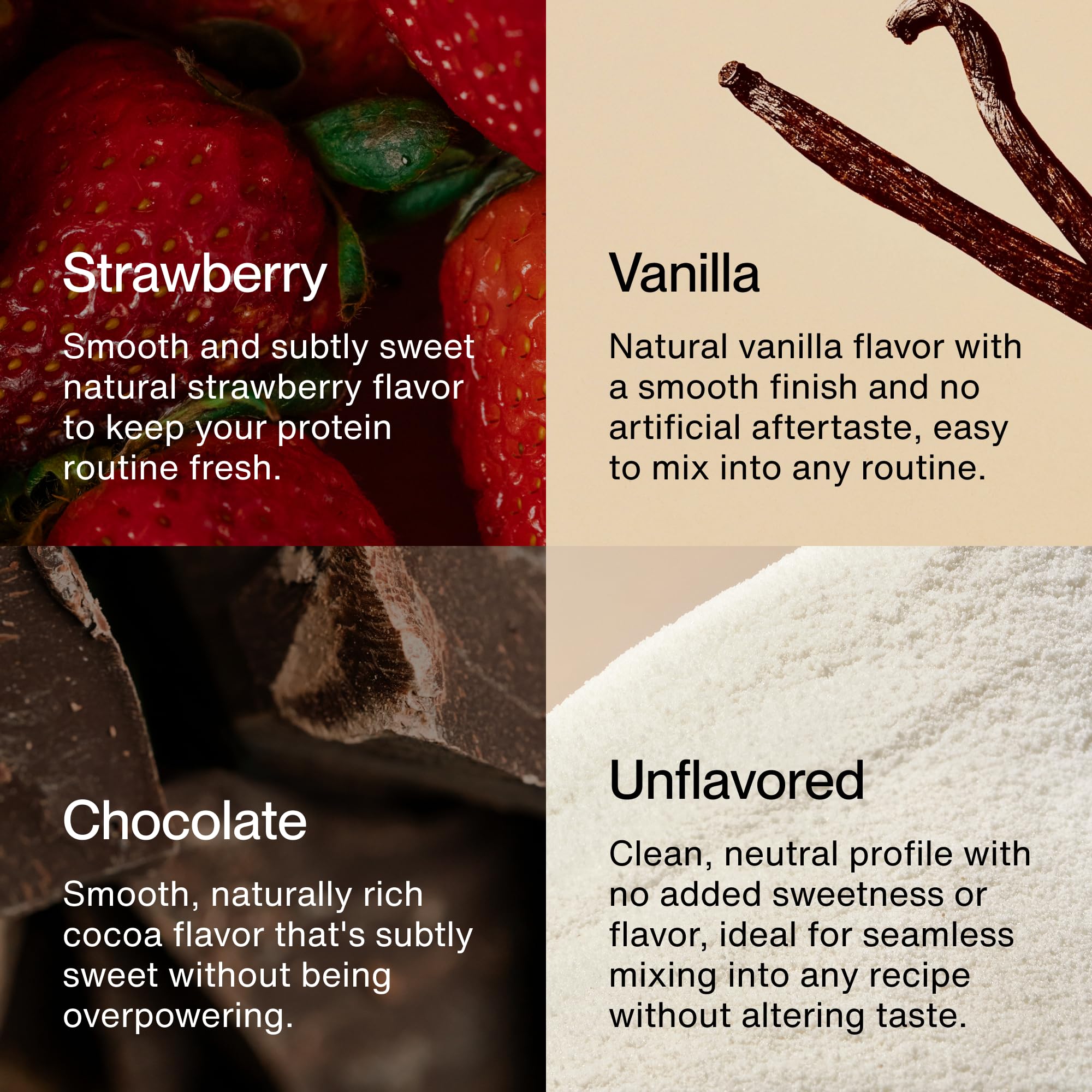 Momentous Essential strawberry protein shake in a glass, refreshing and tasty.