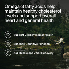 Momentous Omega-3 bottle back label highlights ingredients and directions.