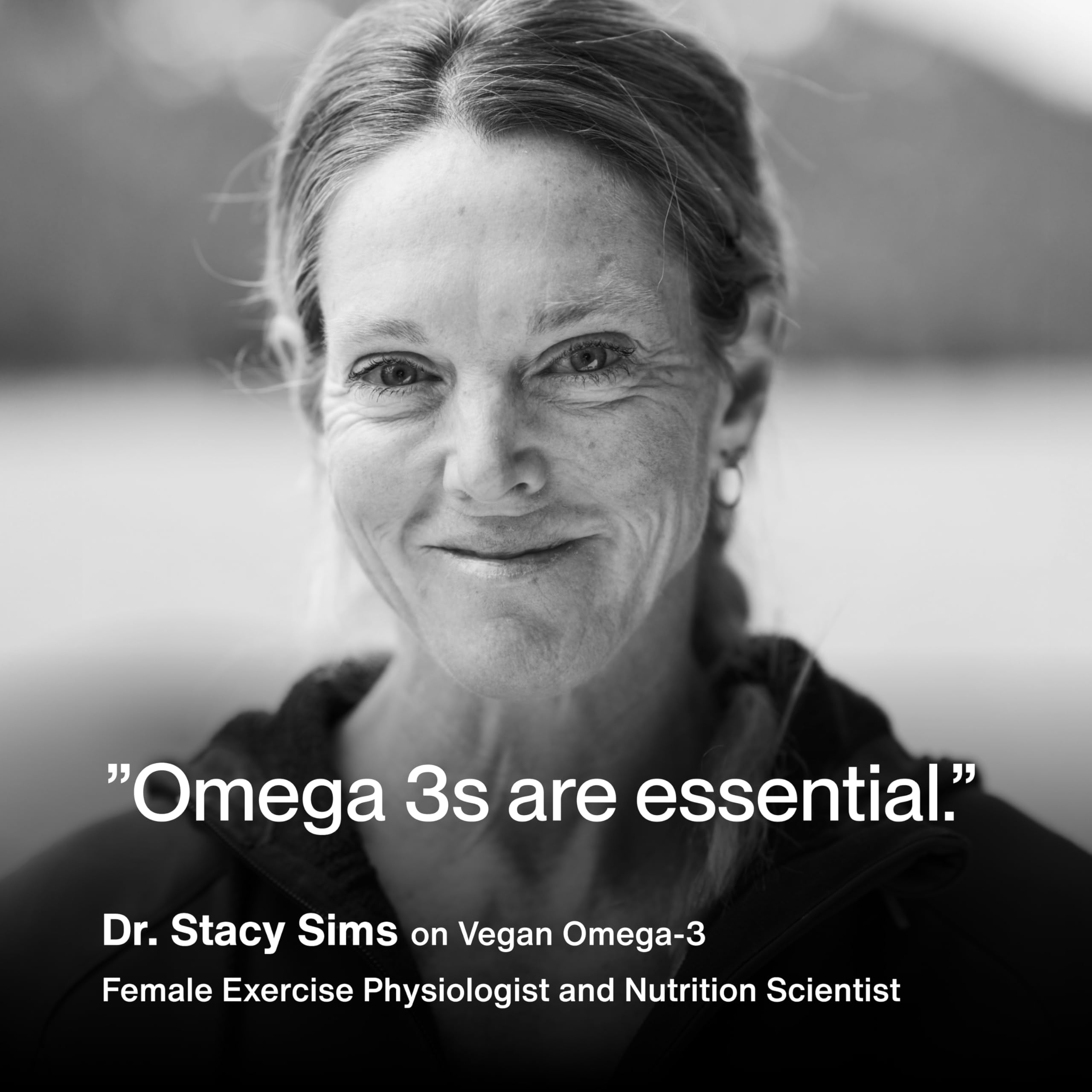 Momentous Vegan Omega-3 daily-use setup with water underlines convenience.