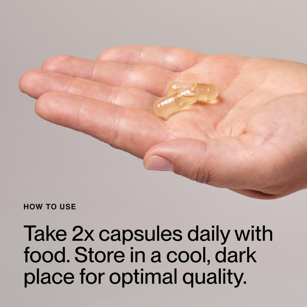 Momentous Vegan Omega-3 on-table scene suggests easy daily supplementation.