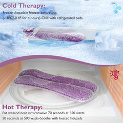 Momfree hot & cold soothing pads for private cooling or warming relief