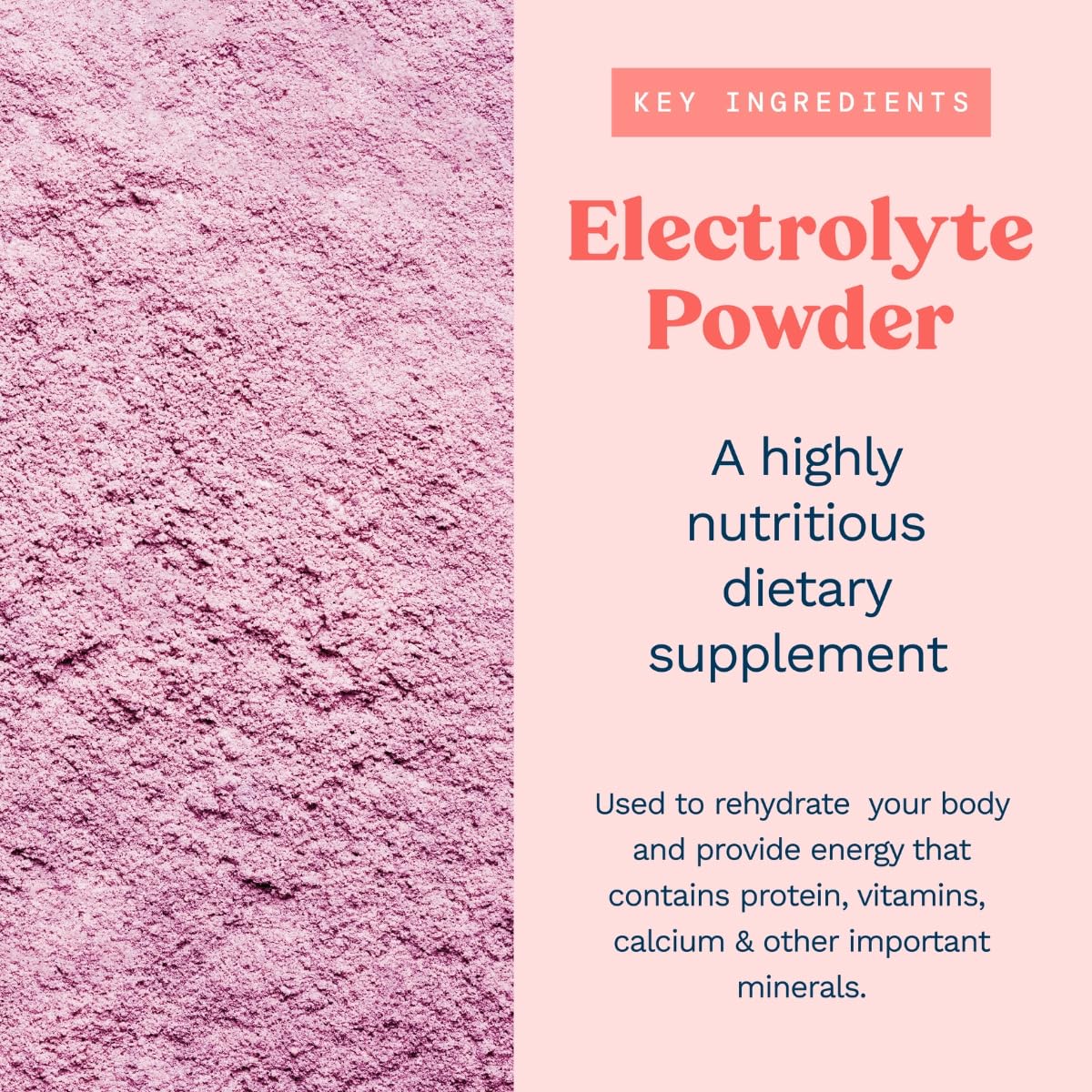 Mommy Knows Best Mom Fuel nutrition label highlights electrolytes and minerals