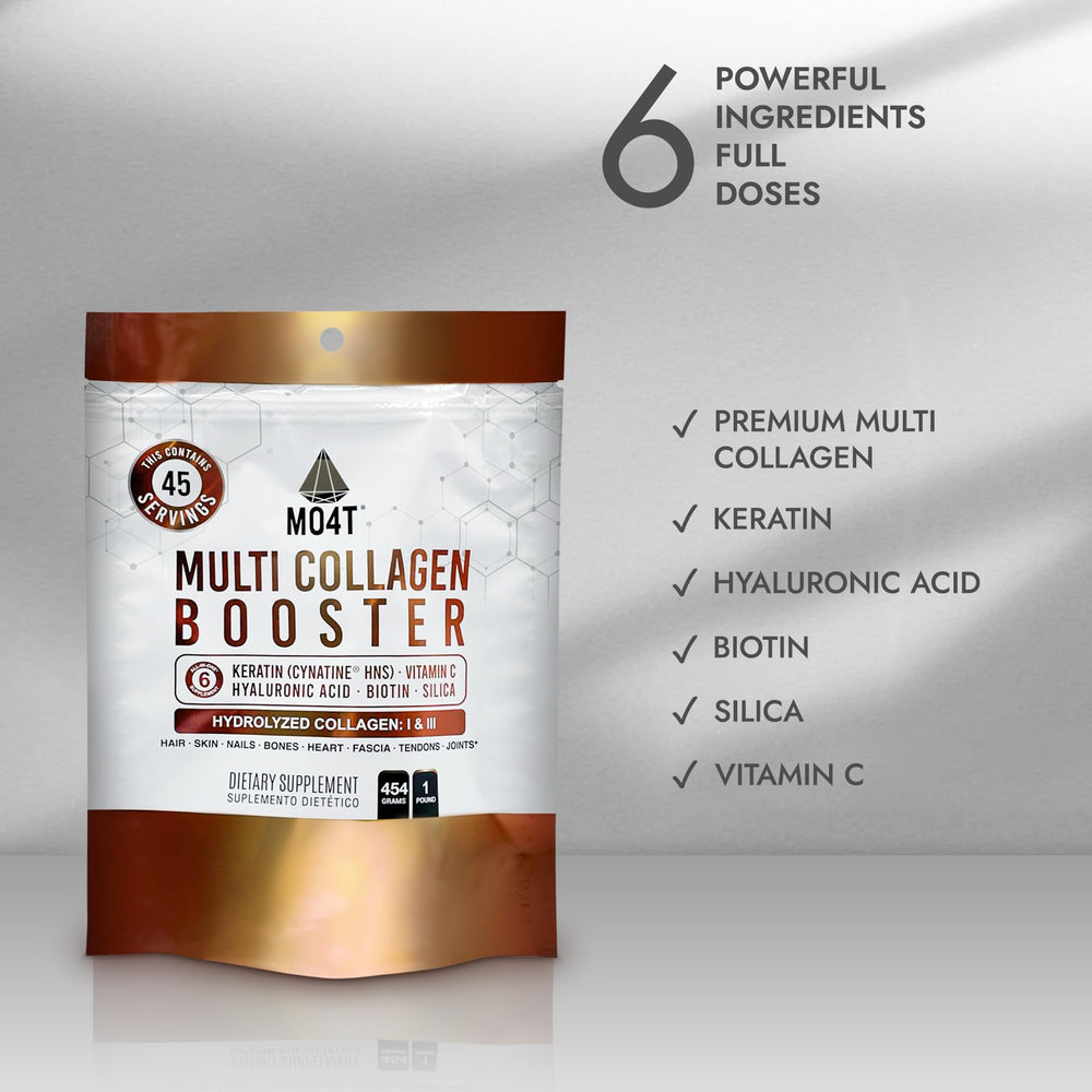 Dissolving MOMOF4TRANSFORM powder in water for quick absorption and smooth texture
